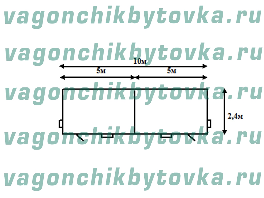 Офис и столовая из БК 10м